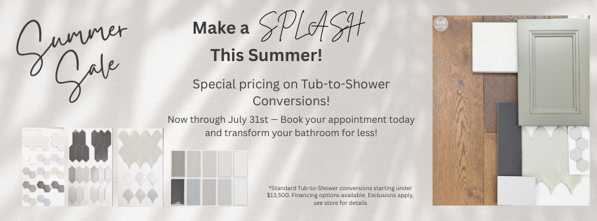 Tukasa Tub to Shower Summer Sale