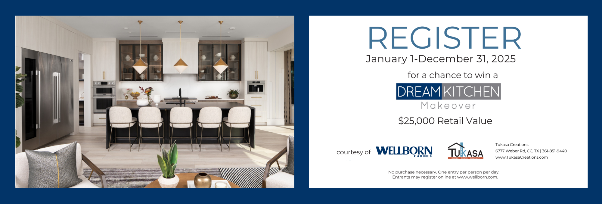 Wellborn Dream Kitchen Makeover Banner