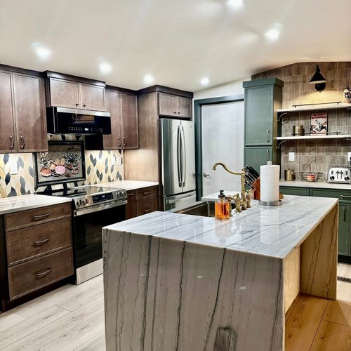 Chapman Ranch, TX home with new marble kitchen counter