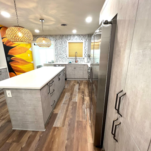 Kitchen reno in Corpus Christi, TX by Tukasa Creations